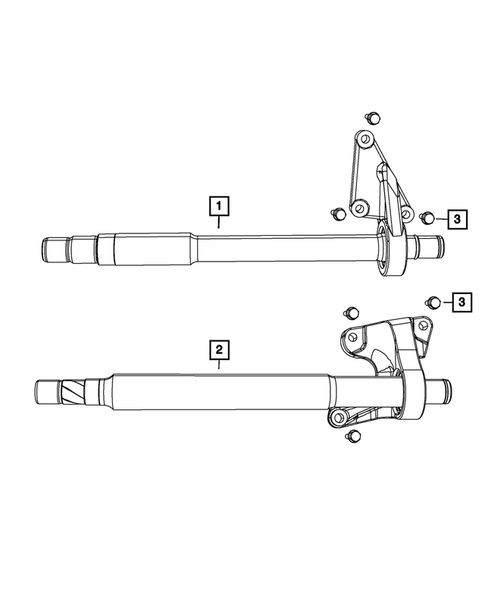 Front Axle Drive Shafts for 2011 Chrysler 200 #1