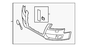 8K0807105DGRU - : Bumper Cover for Audi: A4, A4 Quattro, S4 Image