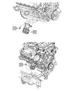 6508081AA - 4.7L Gas; Engine: Hex Flange Head Bolt for Mopar Image