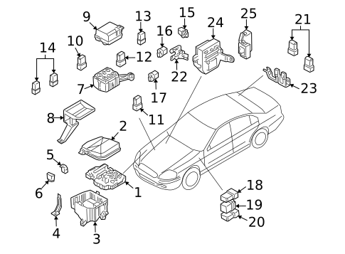 Ignition System for 2002 INFINITI Q45 #1