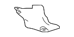 45319F6010 - : Heat Shield for Lexus: NX350, RX350, RX500h, TX350, TX500h Image