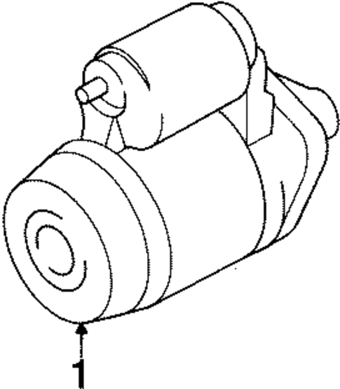 Starter for 2001 Kia Sportage #0