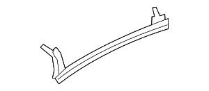 25820940 - : Part# 25820940 Driver Side Front Door Window Upper Weatherstrip for Pontiac: Solstice Image