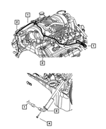 56051064AC - Engine 5.7L Eight Cylinder: Engine Block Heater Cord for Mopar Image