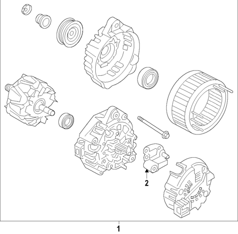 Alternator for 2024 Kia Carnival #0
