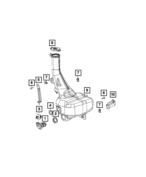 Wiper and Washer System for 2023 Dodge Charger #1