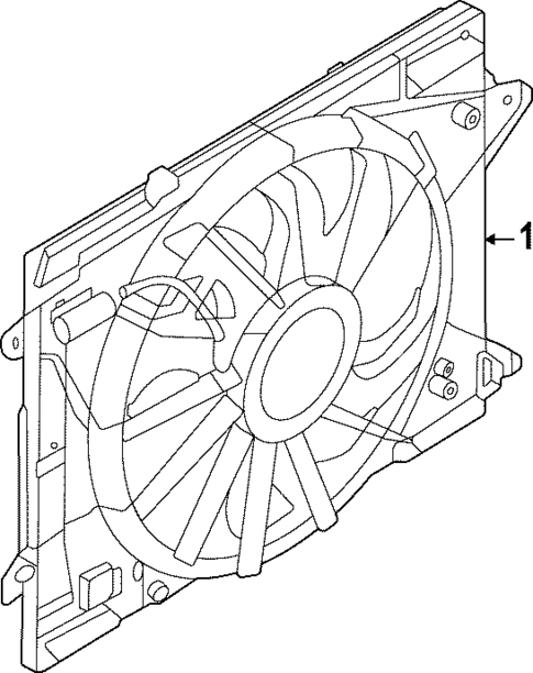 Cooling Fan for 2023 Ford Maverick #0