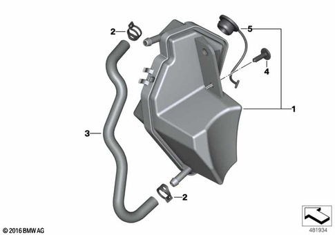 Expansion Tank for 2019 BMW-Motorrad R 1250 GS #0