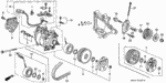 38773PJ7003 - Body/Air Conditioning: CLIP, WIRE HARNESS for Honda Image