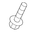 90105A0390 - : Lower Ball Joint Bolt for Lexus: ES250, ES300h, ES350, NX250, NX350, NX350h, NX450h+, TX350, TX500h, TX550h+ Image