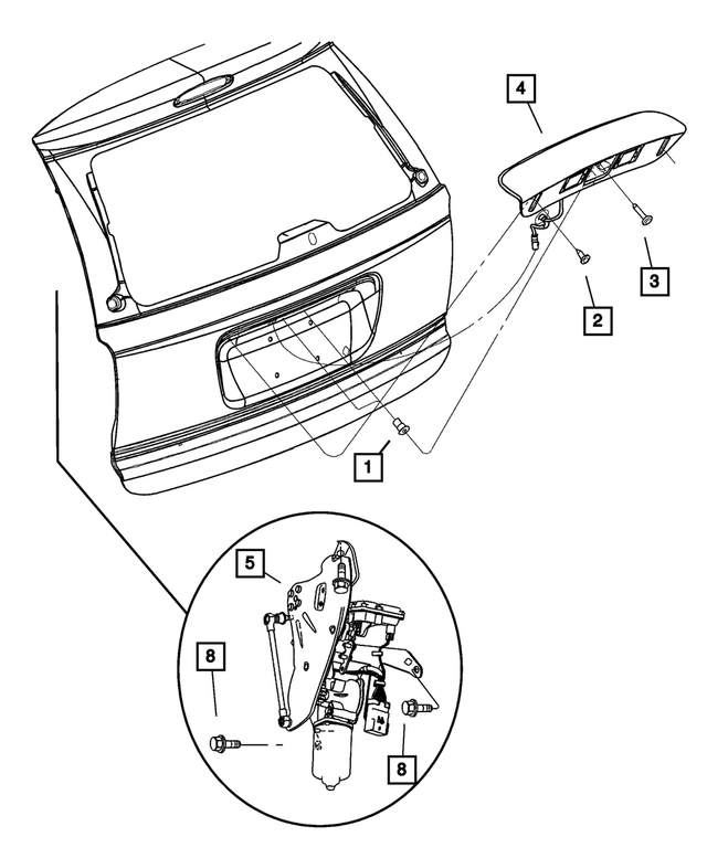 6507375AA - Body Sheet Metal Except Doors: Hex Head Screw for Mopar Image