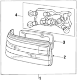 9247021001 - : 1986-1989 Hyundai Excel - Bulb Holder for Hyundai: Excel Image