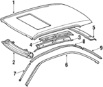 1266370547 - : Side Rail for Mercedes-Benz Image