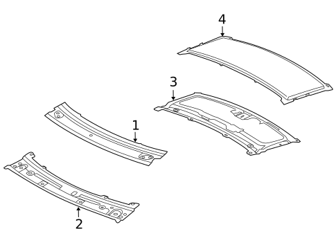 Roof & Components for 2018 Jaguar XJR575 #0