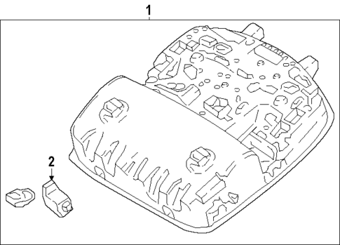 Overhead Console for 2025 Kia K4 #0