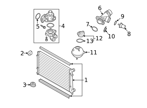 Radiator & Components for 2025 Volkswagen Taos #10