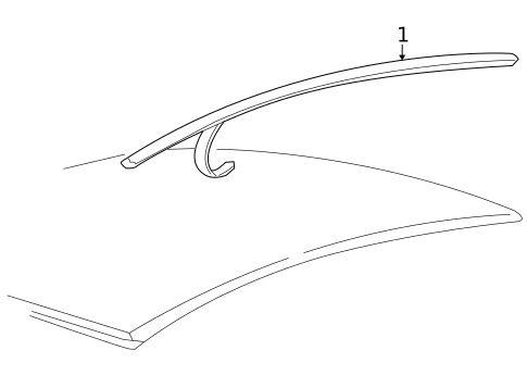 Exterior Trim - Roof for 2008 Mercury Mariner #0
