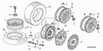 44728S5AA11 - Chassis: WEIGHT, BALANCE (25G) (PLOMBCO) for Honda Image
