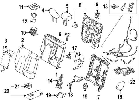 Second Row Seats for 2025 Lexus TX500h #0