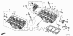 12230P8AA00 - Engine: Cover Assembly, Front Camshaft Thrust for Acura: CL, MDX, RDX, RL, RLX, TL, TLX, TSX, ZDX Image