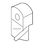 51357075672 - Body: Motor Clamp for BMW: 525i, 525xi, 528i, 528i xDrive, 528xi, 530i, 530xi, 535i, 535i xDrive, 535xi, 545i, 550i, M5 Image