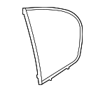 51357067073 - Body: Window Frame for BMW: 525i, 525xi, 528i, 528i xDrive, 528xi, 530i, 530xi, 535i, 535i xDrive, 535xi, 545i, 550i, M5 Image