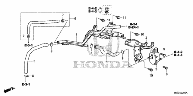 Install Pipe - Tubing (2.4L) for 2014 Honda Civic #0