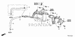 17400RX0A00 - Engine: PIPE, INSTALL for Honda Image