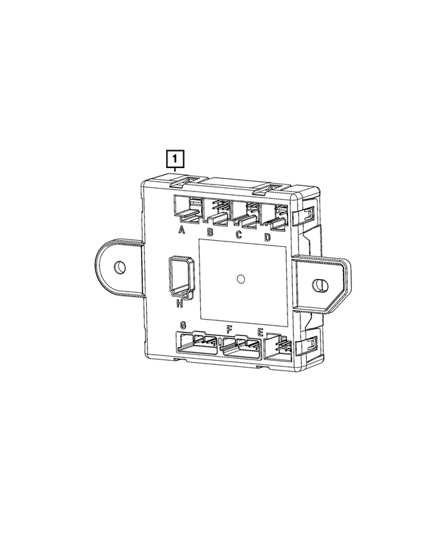 68607726AK - : Door Module, Right for Mopar Image
