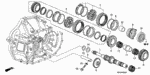 23261PPP000 - Transmission - Manual: SHAFT, REVERSE GEAR for Honda Image