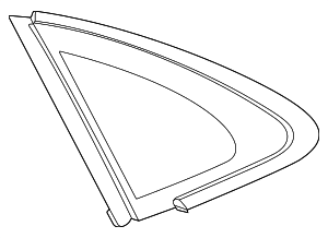 95C845298DL03C - : Quarter Glass for Porsche Image