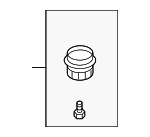 11427615389 - Engine: Filter Cover for BMW: 550i, 550i GT, 550i GT xDrive, 550i xDrive, 650i, 650i Gran Coupe, 650i xDrive, 650i xDrive Gran Coupe, 750i, 750i xDrive, 750Li, 750Li xDrive, 760Li, M5, M550i xDrive, M6, M6 Gran Coupe, M760i xDrive, M8, M8 Gran Coupe, M850i xDrive, M850i xDrive Gran Coupe, X5, X6, X7 Image