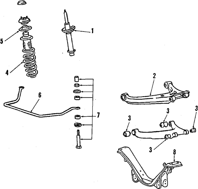 MB430880 - Suspension: Suspension Strut for Mopar Image