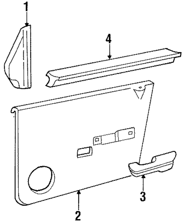 E8FZ6121456A - Body: Weatherstrip for Ford Image