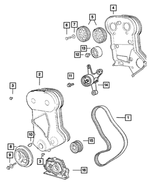 6503438 - Engine 2.0L Four Cylinder: Flared Washer for Mopar Image