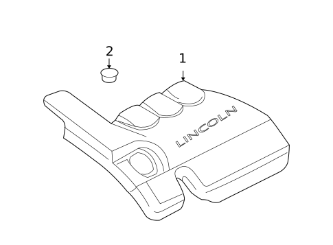 Engine Appearance Cover for 2006 Lincoln Zephyr #0