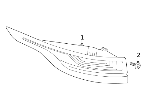 Combination Lamps for 2022 Land Rover Range Rover Velar #0