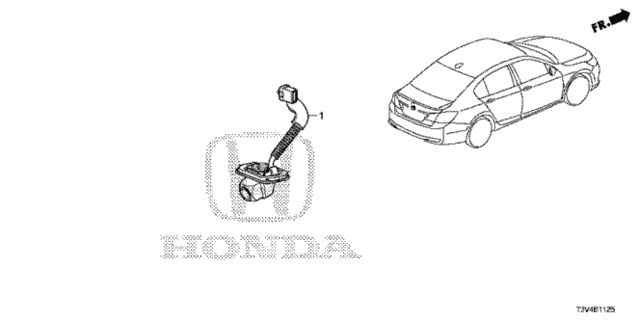 Rearview Camera for 2014 Honda Accord #0