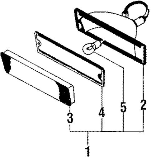 Signal Lamps for 1986 Nissan Stanza #0