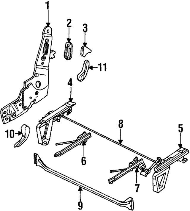 4883794AA - Body: Seat Back Recliner for Mopar Image