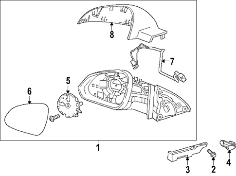 Outside Mirrors for 2014 Buick Regal #0