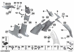 51438047550 - Vehicle Trim: Right Column A Cover for BMW Image