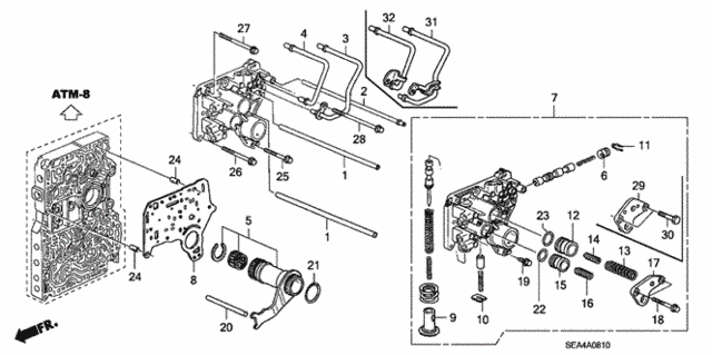 AT Regulator for 2005 Acura TSX #0