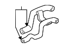 15026403 - Fuel System: Intermediate Pipe for Chevrolet: Blazer | GMC: Jimmy | Oldsmobile: Bravada Image