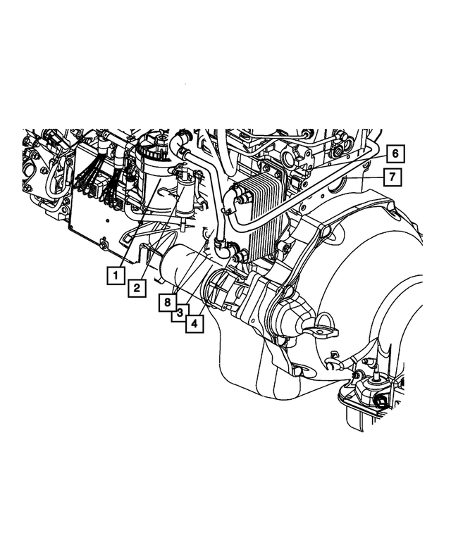 68253200AA - Cooling: Torque Converter Cooler for Mopar Image
