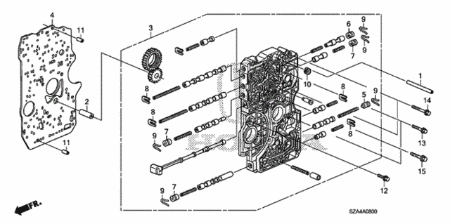 AT Main Valve Body for 2013 Honda Pilot #0