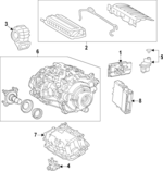 G105028040 - Hybrid Components: Motor for Toyota: Camry, Corolla, Corolla Cross, Prius Image