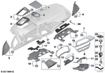 51459363494 - : Trim Strip, I-Panel Alu Gloss Polished for BMW Image
