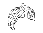 4KE821171C - Body: Fender Liner for Audi Image