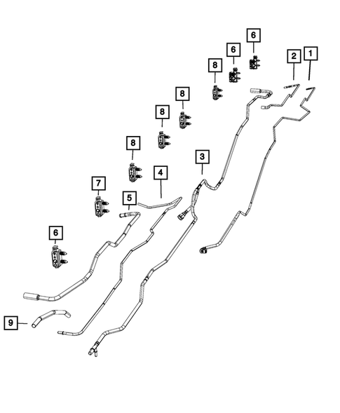 Fuel Lines and Tubes for 2023 Ram 3500 #4